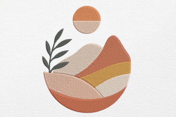 Abstract Landscape Embroidery Design Review