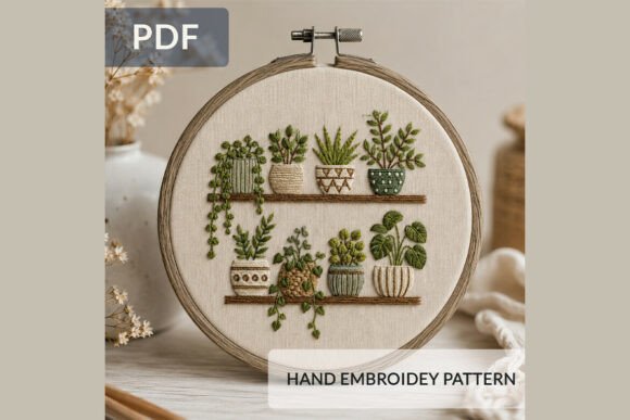 Botanical Shelf Embroidery: A Designer’s Review