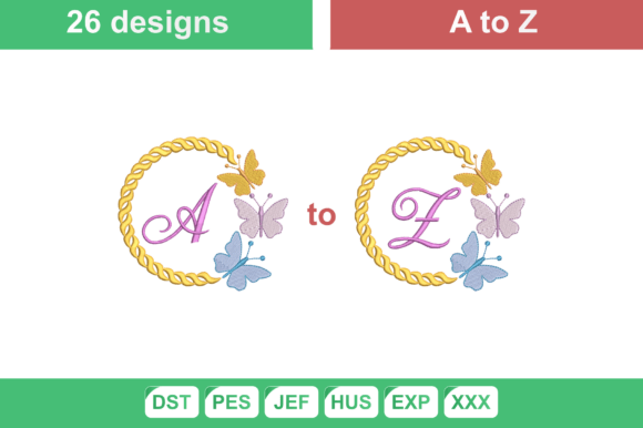 Butterfly Alphabet Embroidery Set Review