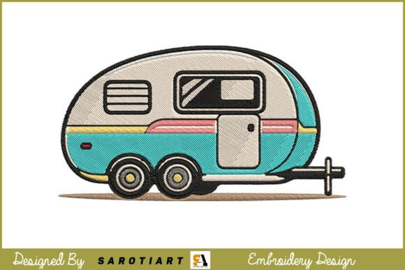 Camping Caravan Embroidery Design Review
