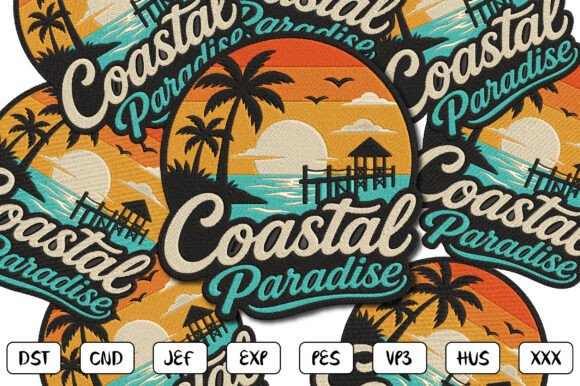 Coastal Paradise Embroidery Design Review