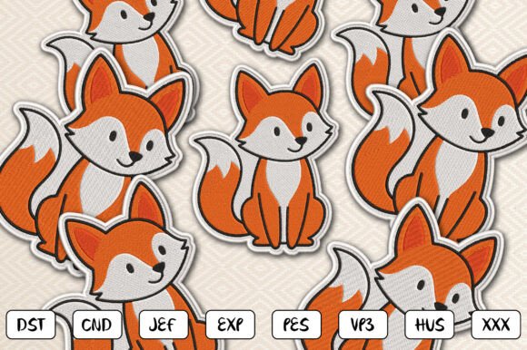 Cute Fox Patch Embroidery Design Review