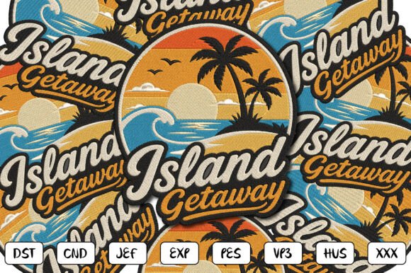 Island Getaway Embroidery Review for Boutique Apparel