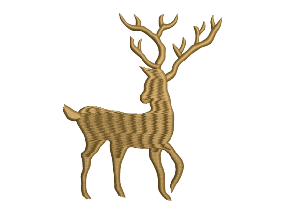 Minimal Deer Silhouette Embroidery Review