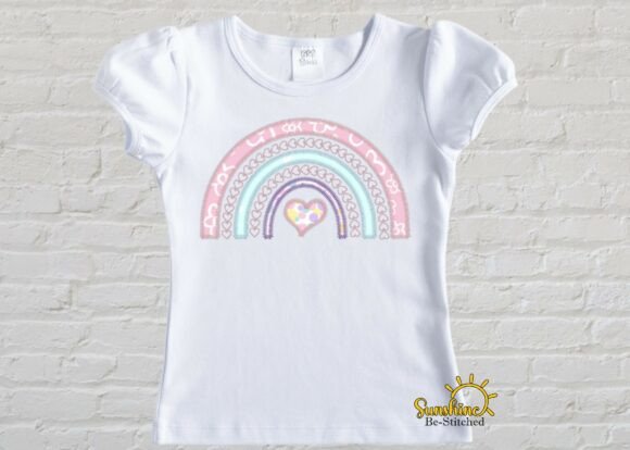 Rainbow Heart Applique Embroidery Design Review