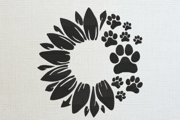 Review: Sunflower Dog Paw Embroidery Design