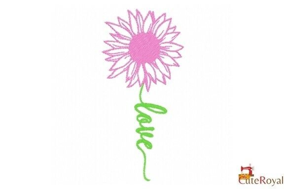 Reviewing Love Sunflower Outline Embroidery for Gifts