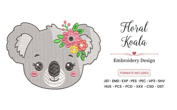 Reviewing the Floral Koala Embroidery Design