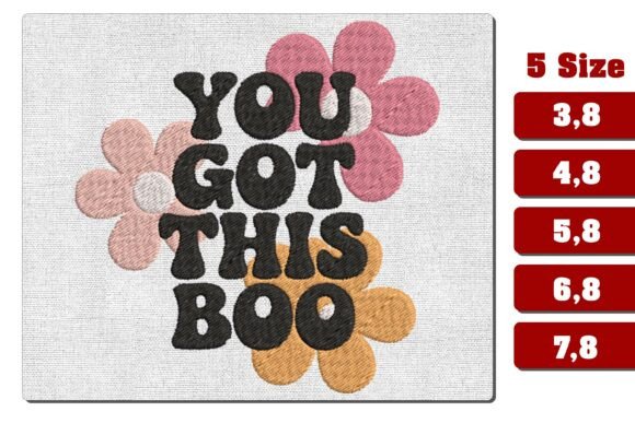 Reviewing the You Got This Boo Flower Design